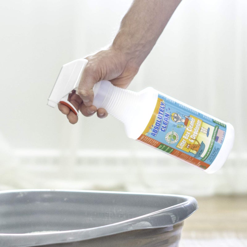 Absolutely Clean Litter Box Cleaner and Deodorizer, Eliminate Odors Quickly, Neutralizes Urine and Feces Odors in The Air and The Box, Make Litter Last Longer - Image 4